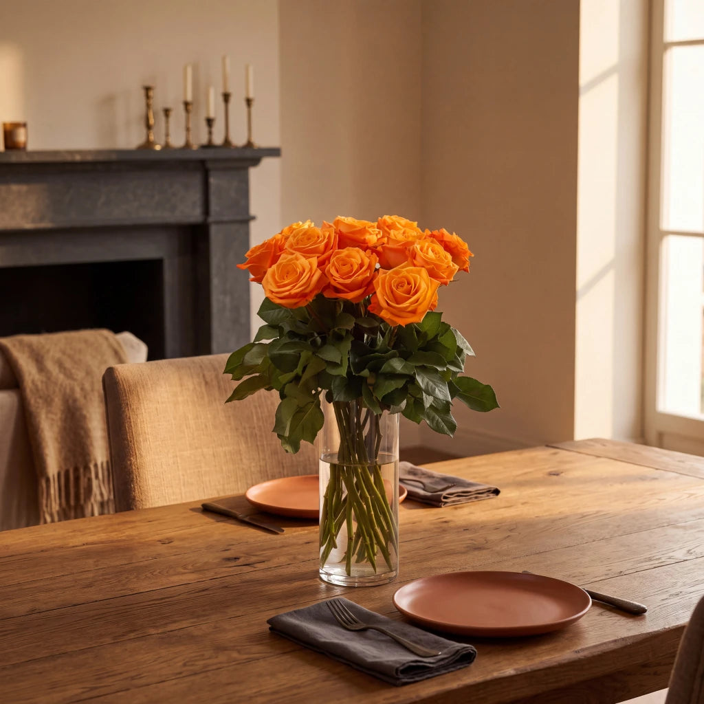 Fairtrade Rosenstrauss Orange