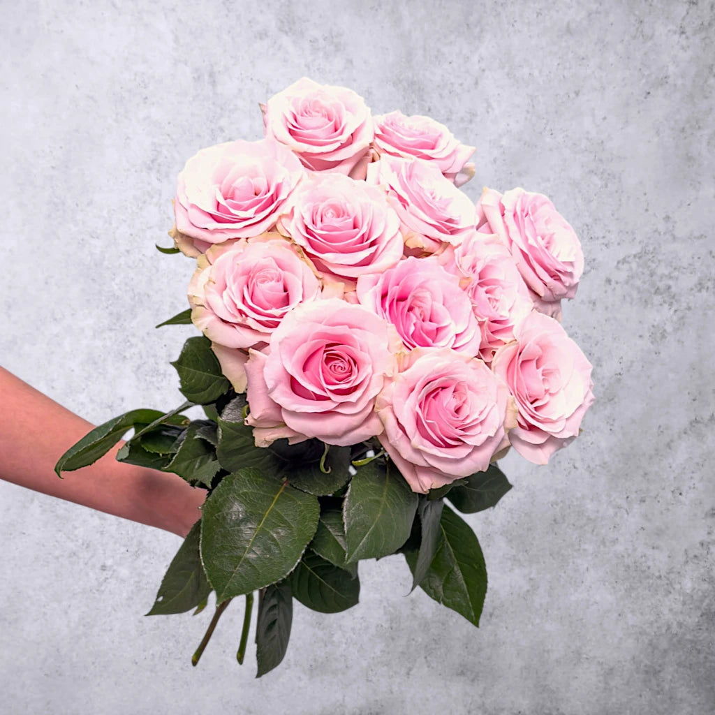 Fairtrade Rosenstrauss - rosa Rosen