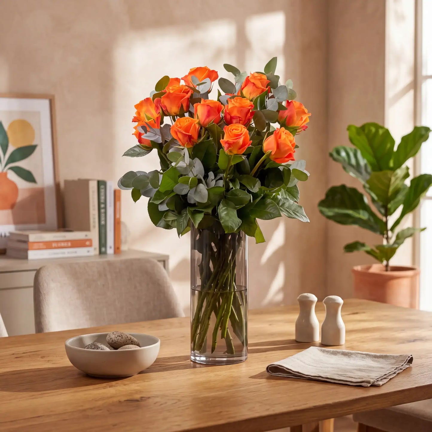Fairtrade Rosenstrauss Orange