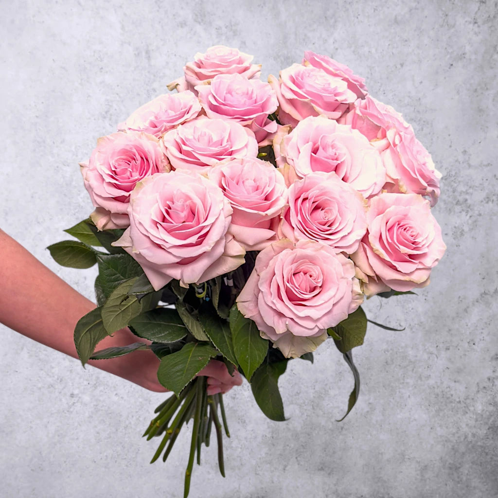 Fairtrade Rosenstrauss - rosa Rosen
