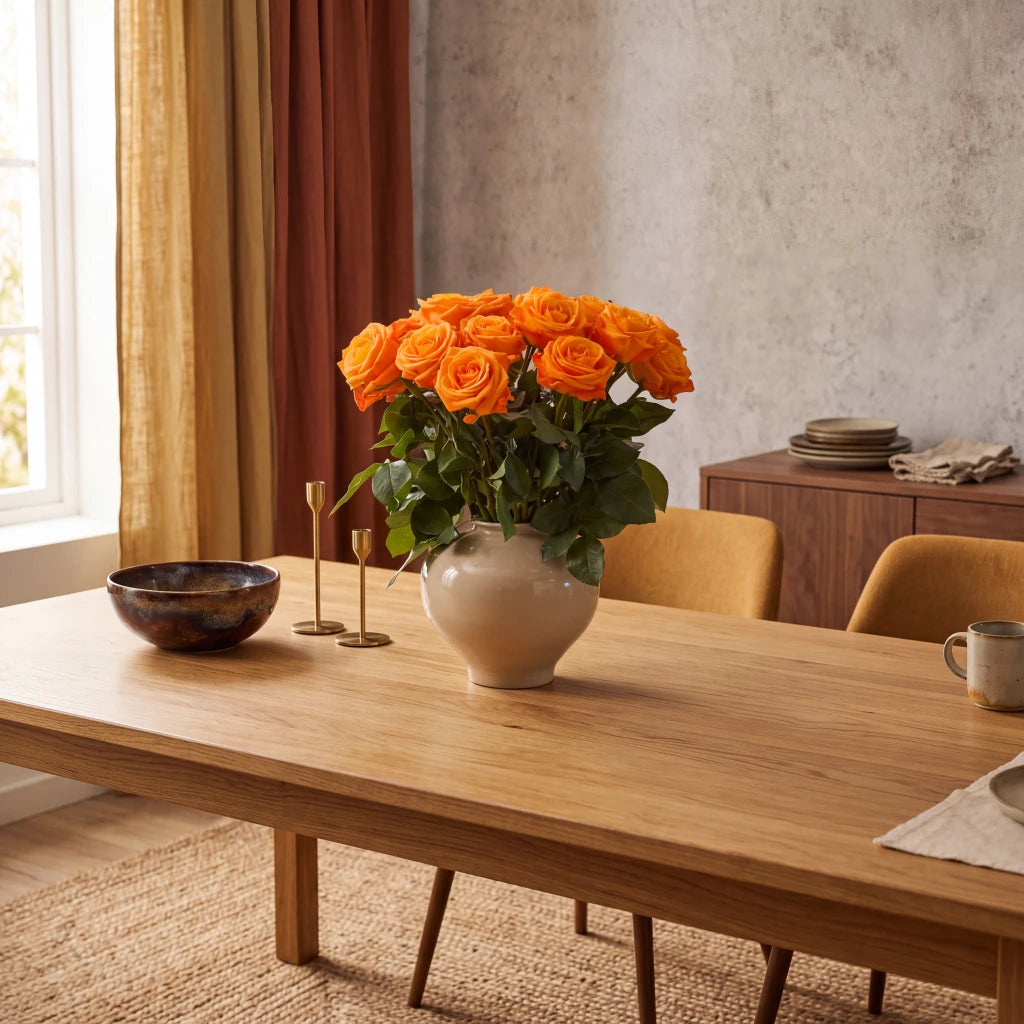 Fairtrade Rosenstrauss Orange
