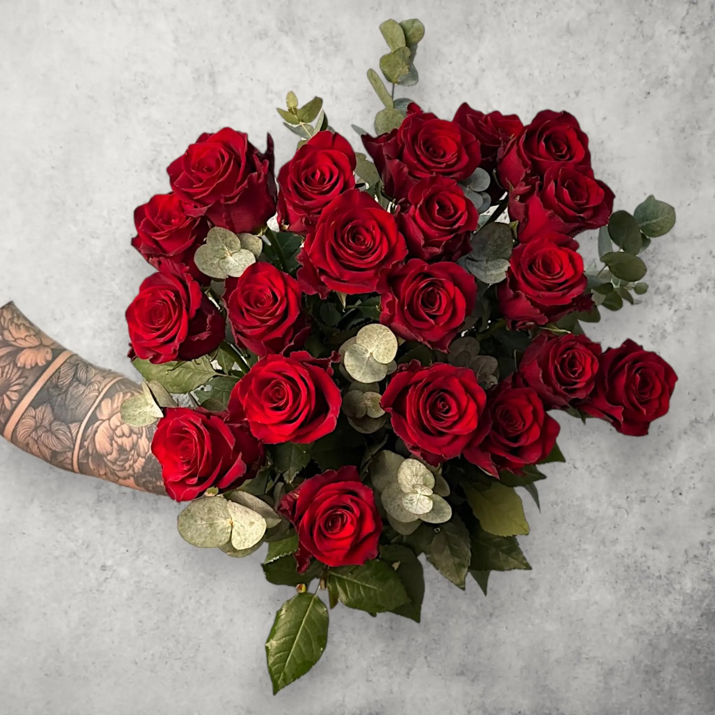 Fairtrade Rosenstrauss - Rot