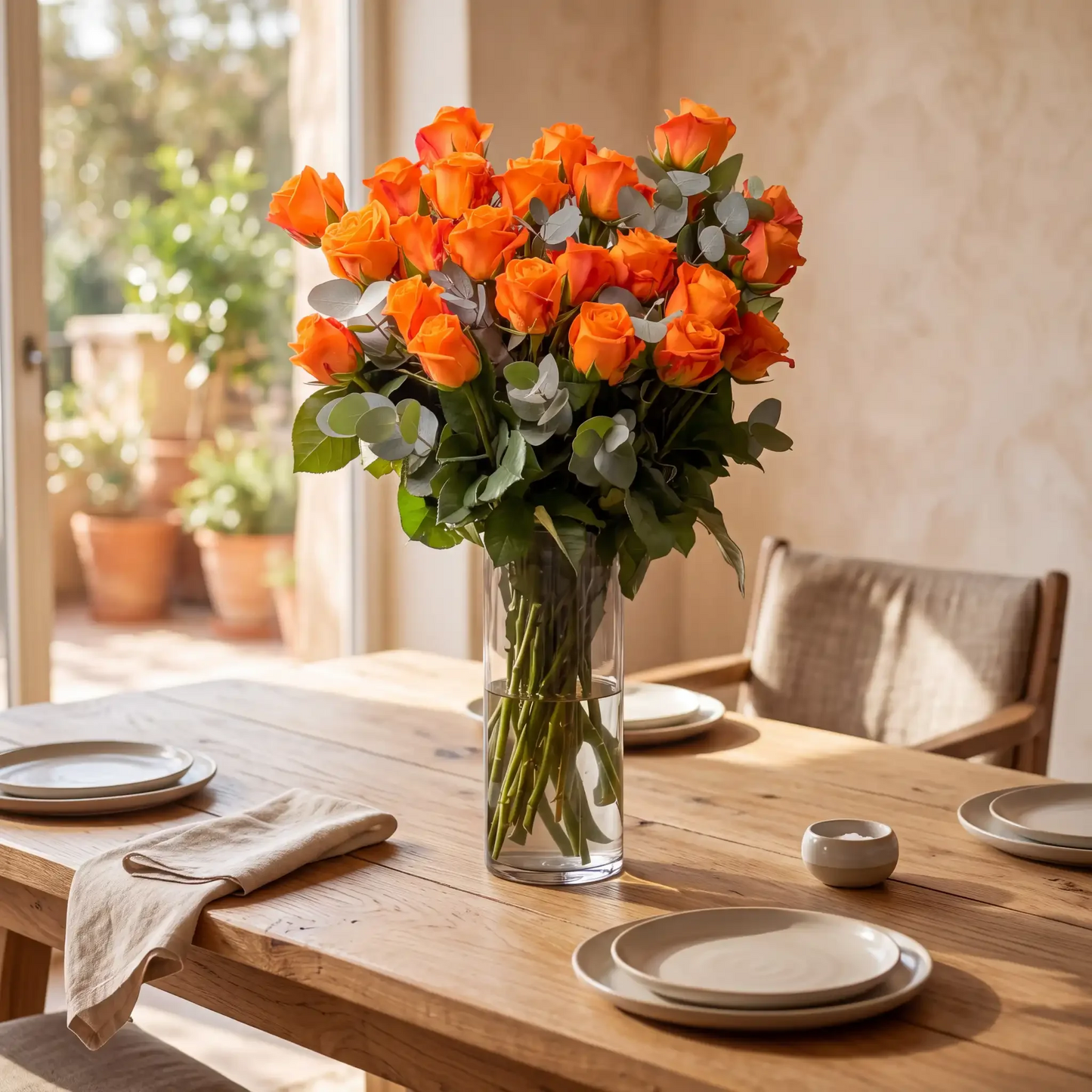 Fairtrade Rosenstrauss Orange