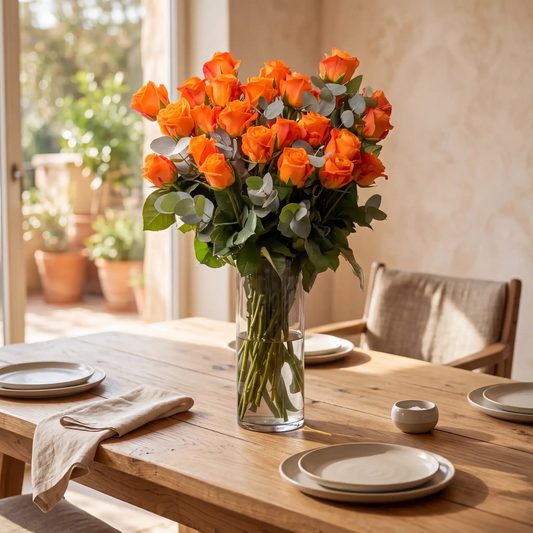 Fairtrade Rosenstrauss Orange