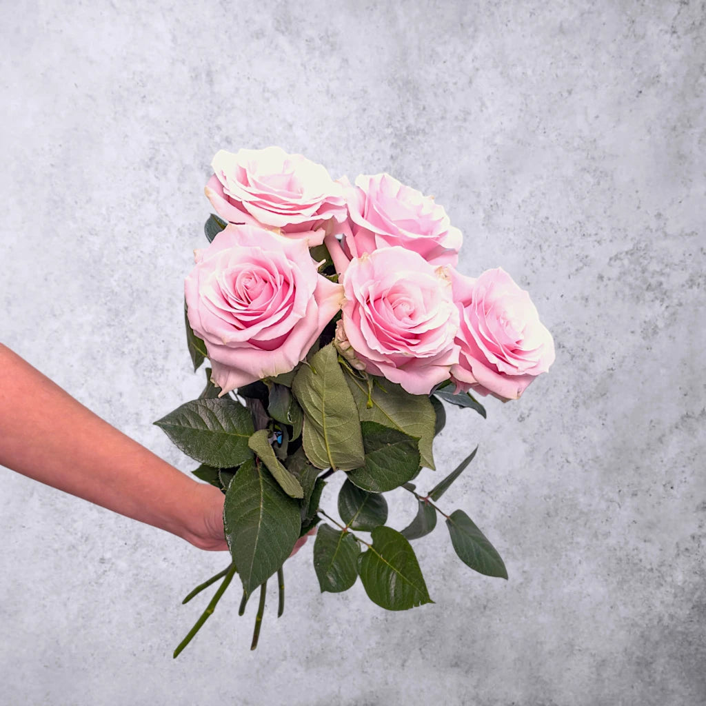 Fairtrade Rosenstrauss - rosa Rosen