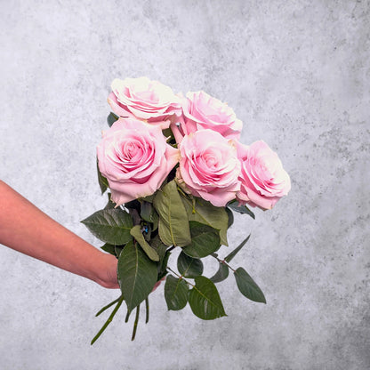 Fairtrade Rosenstrauss - rosa Rosen