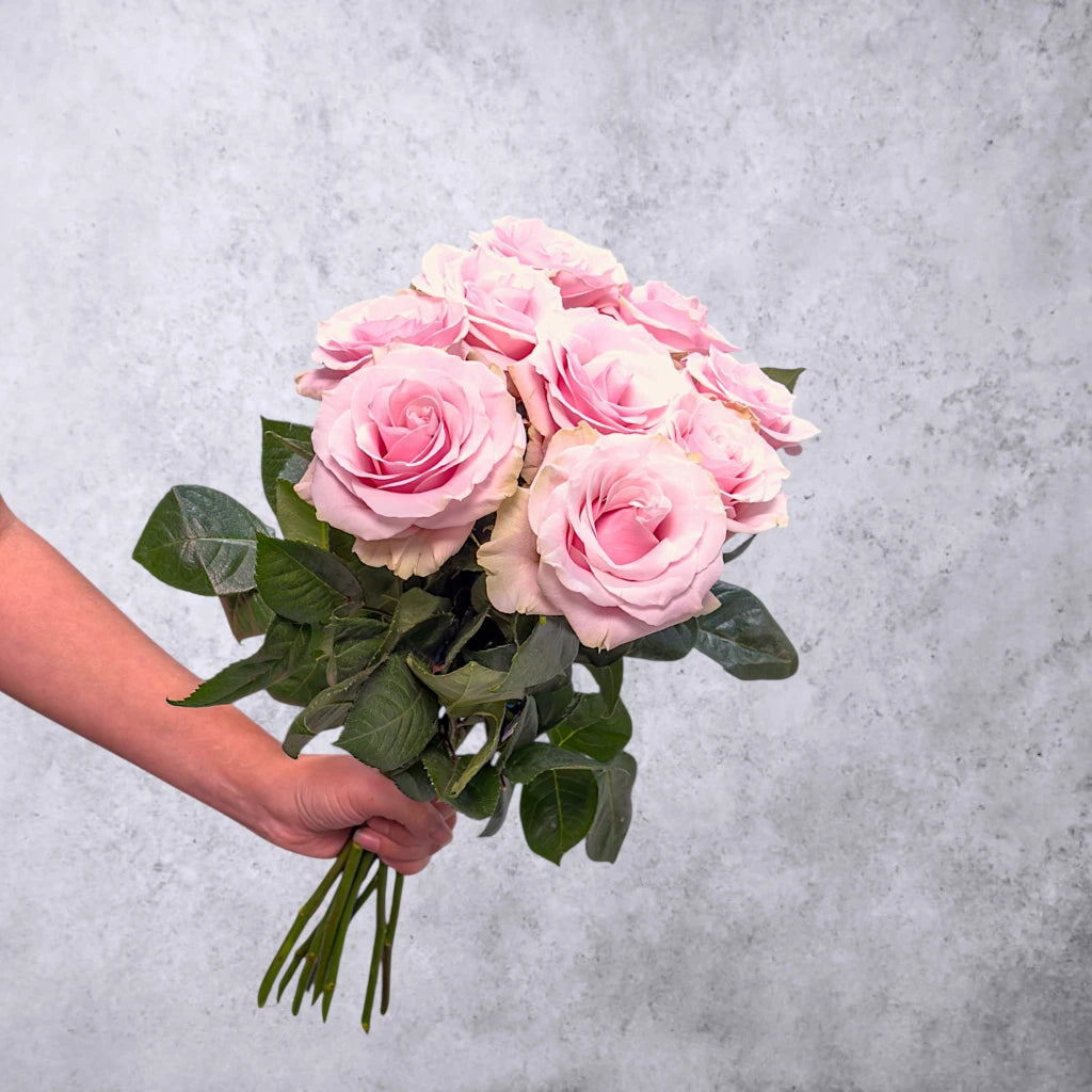 Fairtrade Rosenstrauss - rosa Rosen