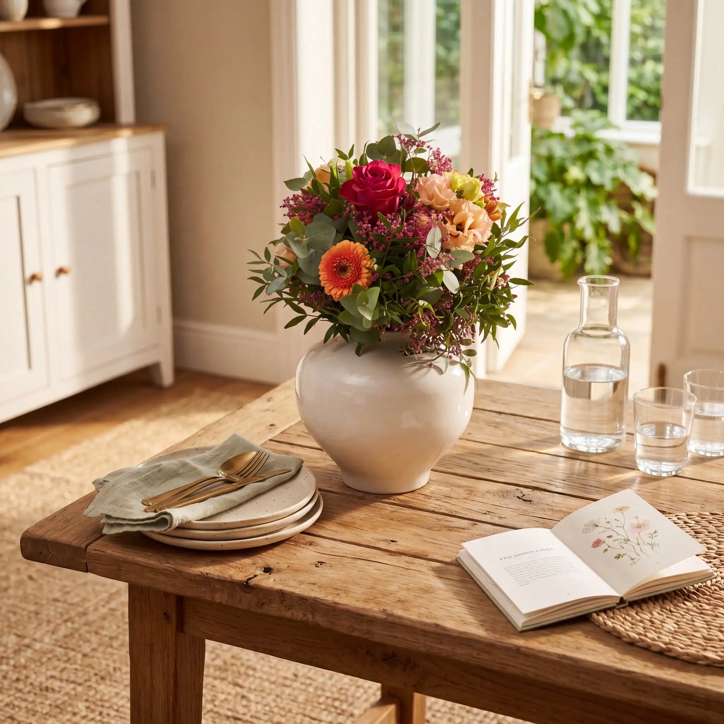 Blumenvase Metall