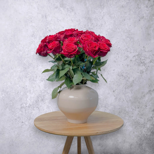 Fairtrade Rosenstrauss – rote Rosen