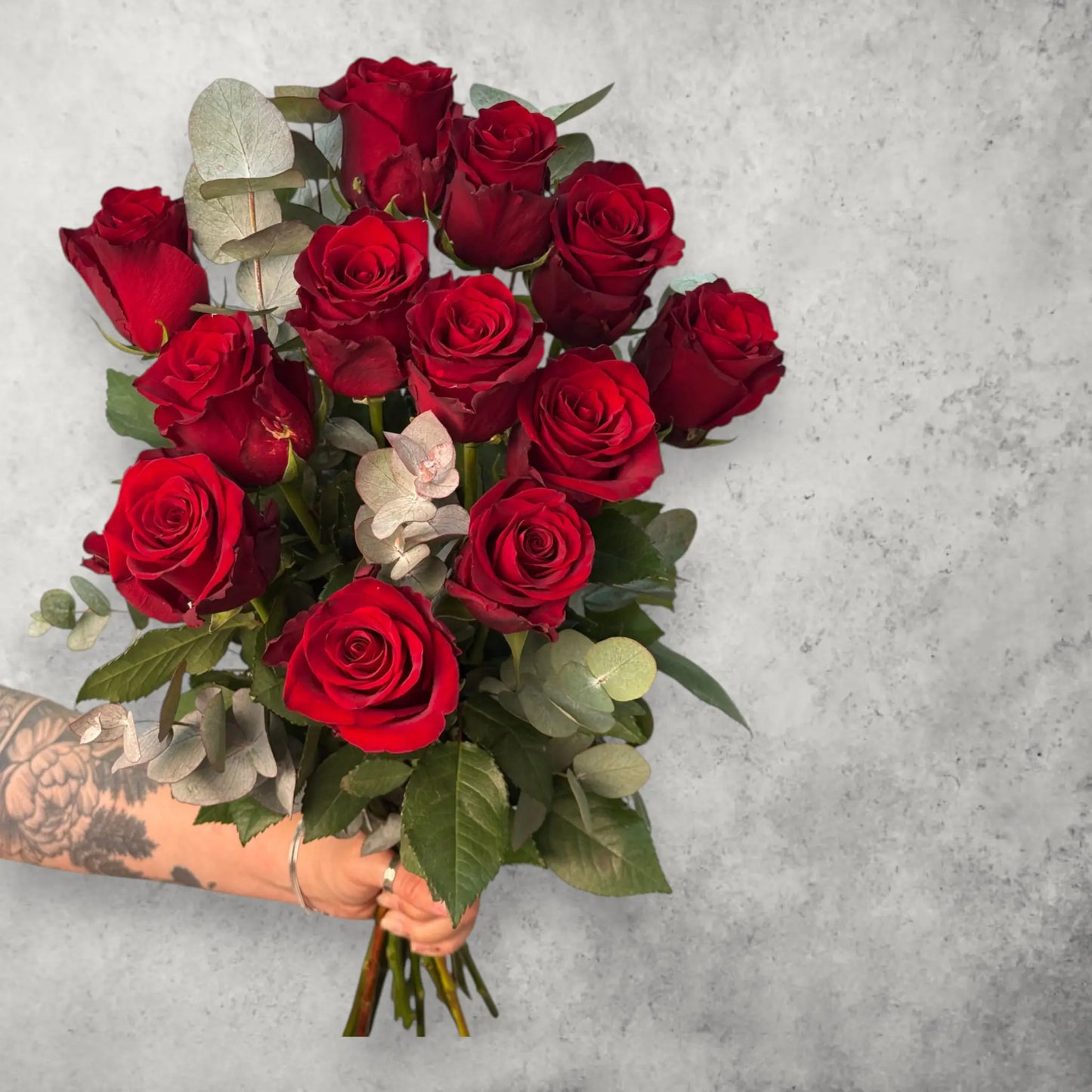 Fairtrade Rosenstrauss - Rot
