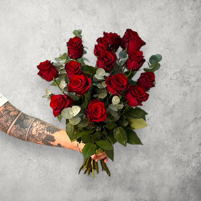 Fairtrade Rosenstrauss - Rot