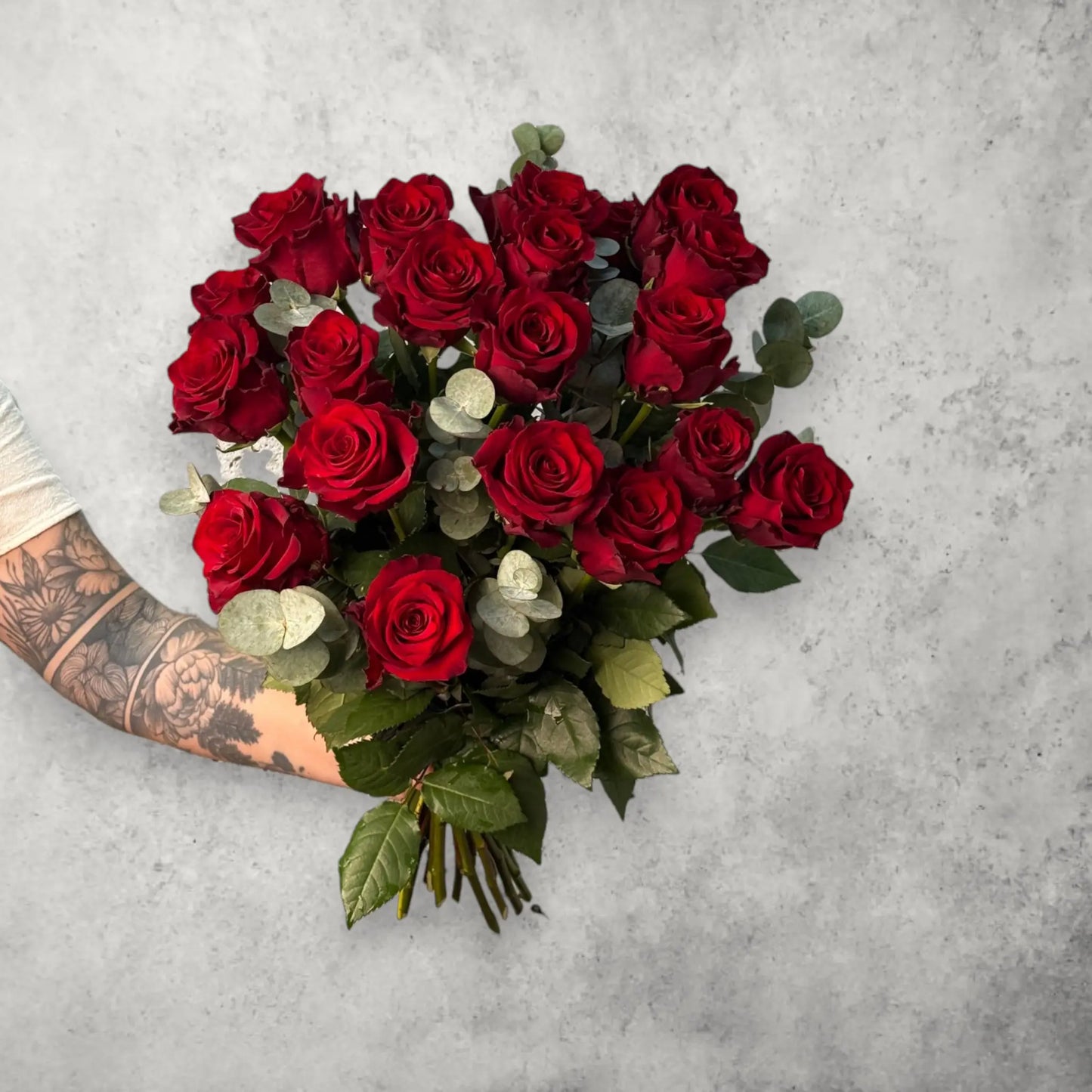 Fairtrade Rosenstrauss - Rot
