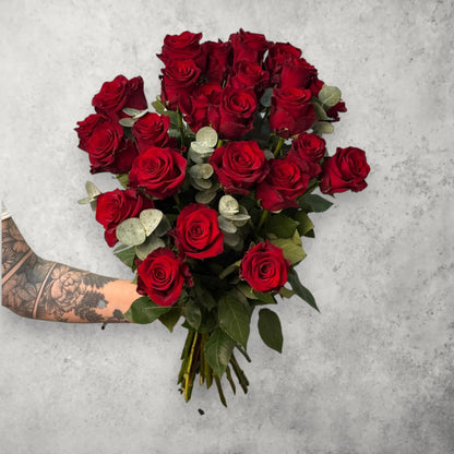 Fairtrade Rosenstrauss - Rot