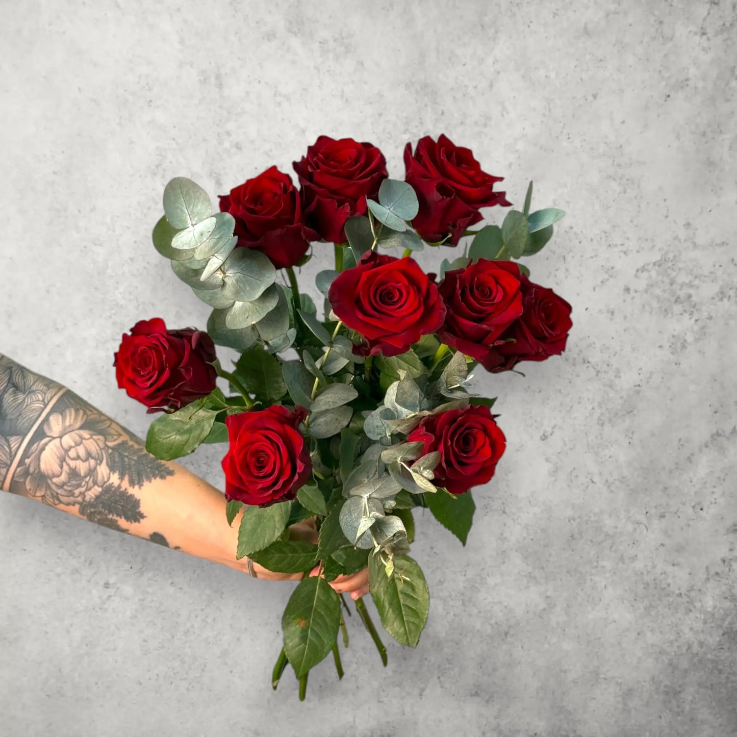Fairtrade Rosenstrauss - Rot