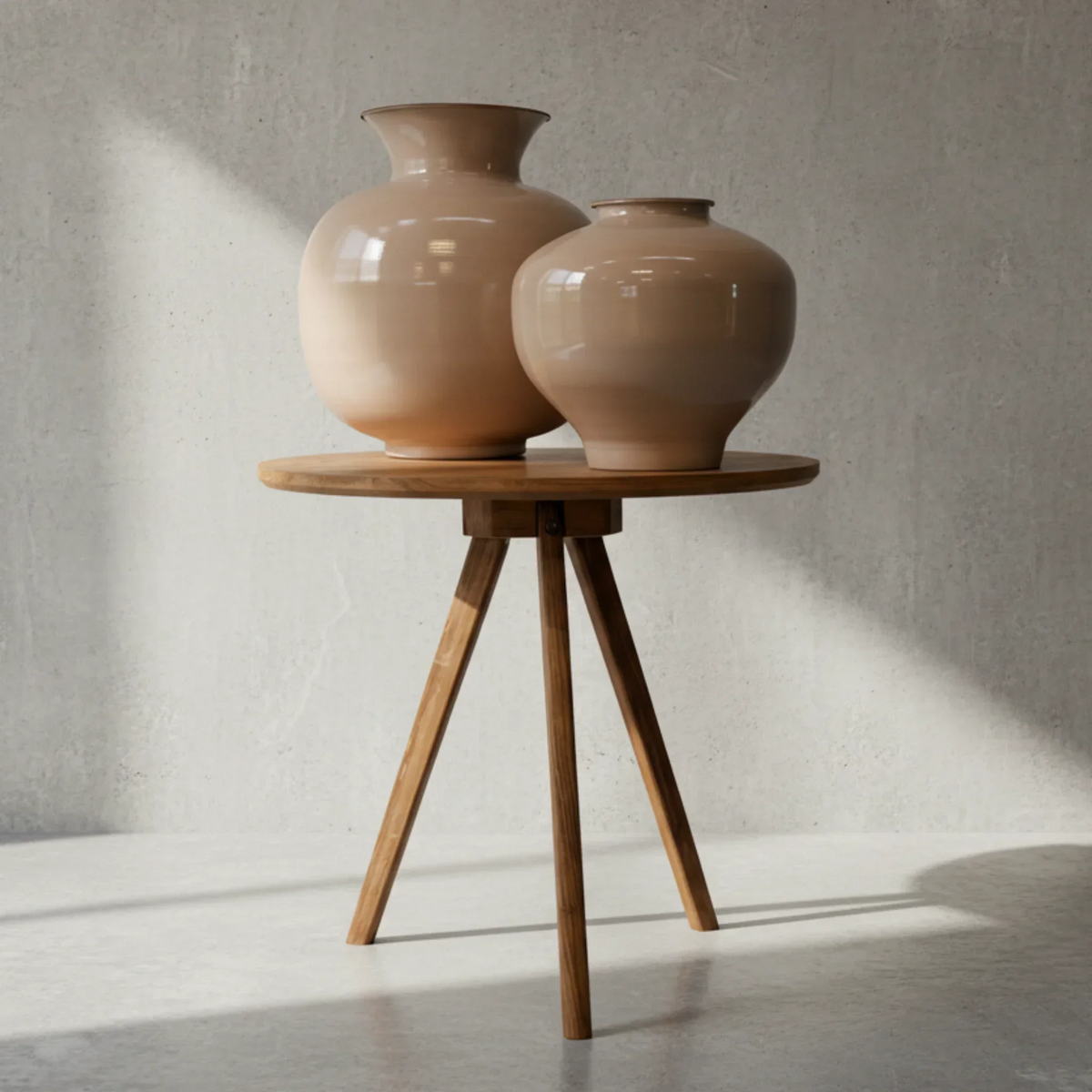 Blumenvase Metall
