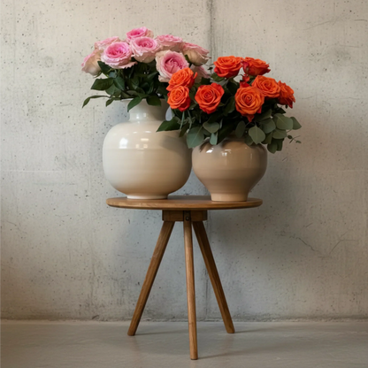 Blumenvase Metall