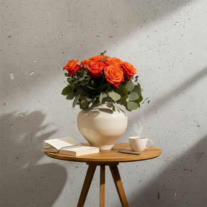 Blumenvase Metall