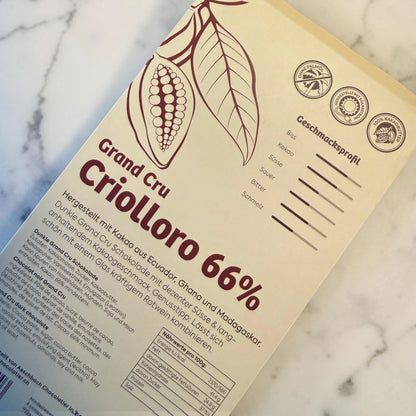 Aeschbach Chocolatier Grand Cru Criolloro 66%