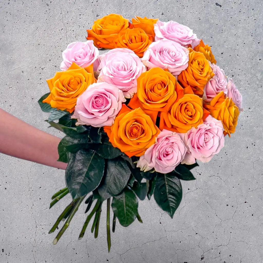 Fairtrade Rosenstrauss – Gemischte Farben