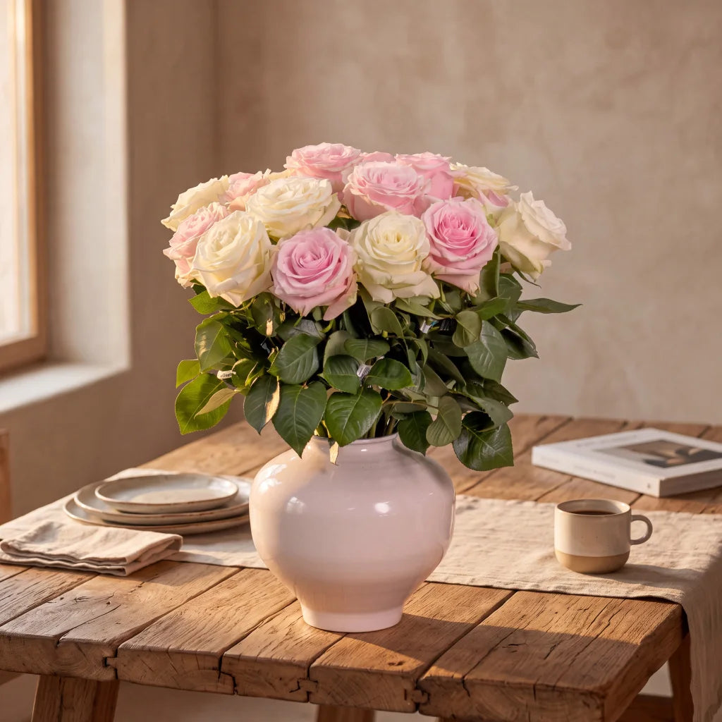 Fairtrade Rosenstrauss – Gemischte Farben