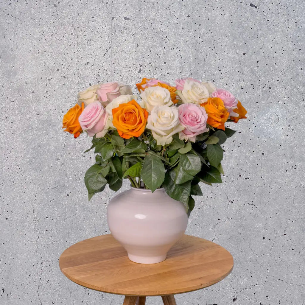 Fairtrade Rosenstrauss – Gemischte Farben