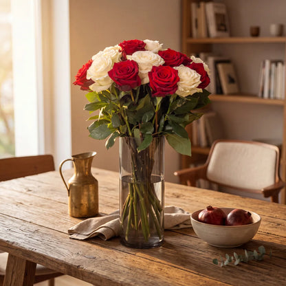 Fairtrade Rosenstrauss – Gemischte Farben