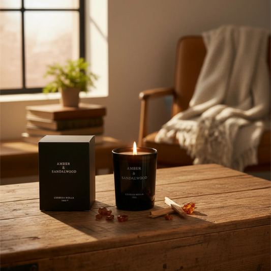 Cereria Mollá Premium Duftkerze - Amber & Sandalwood