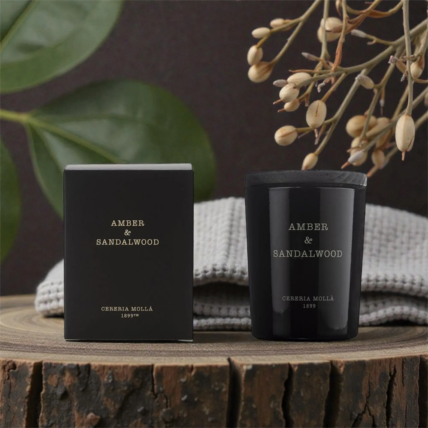 Cereria Mollá Premium Duftkerze - Amber & Sandalwood