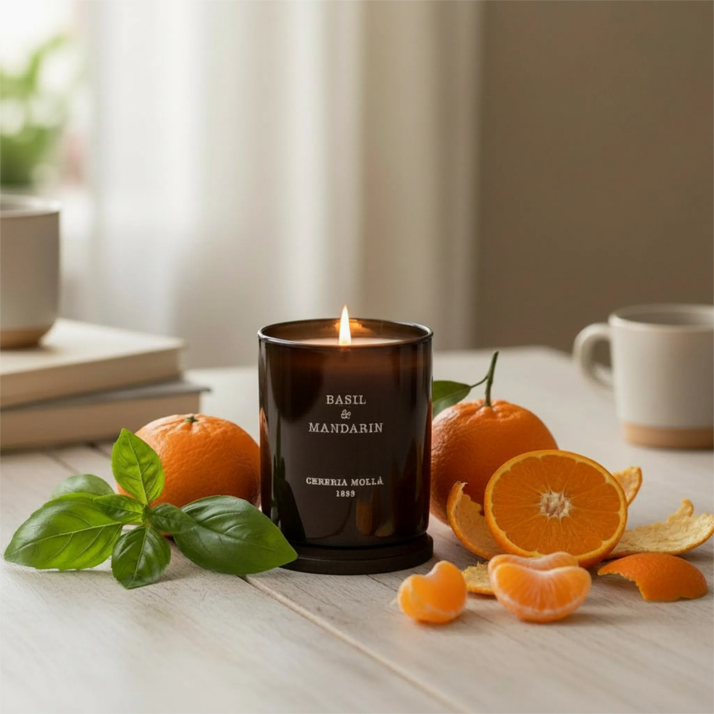 Cereria Mollá Premium Duftkerze - Basil & Mandarin