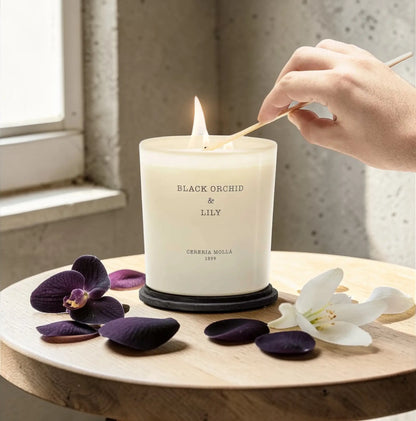 Cereria Mollá Premium Duftkerze - Black Orchid & Lily
